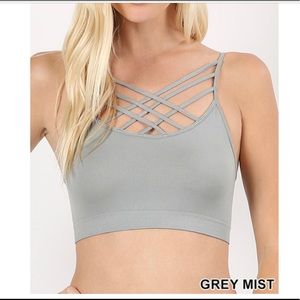 Triple Criss Cross Front Bralette